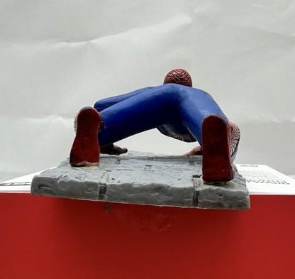 2011 Spider man 14.5cm Red & Blue on wall Toy Swim Ways Vintage In GC 9590