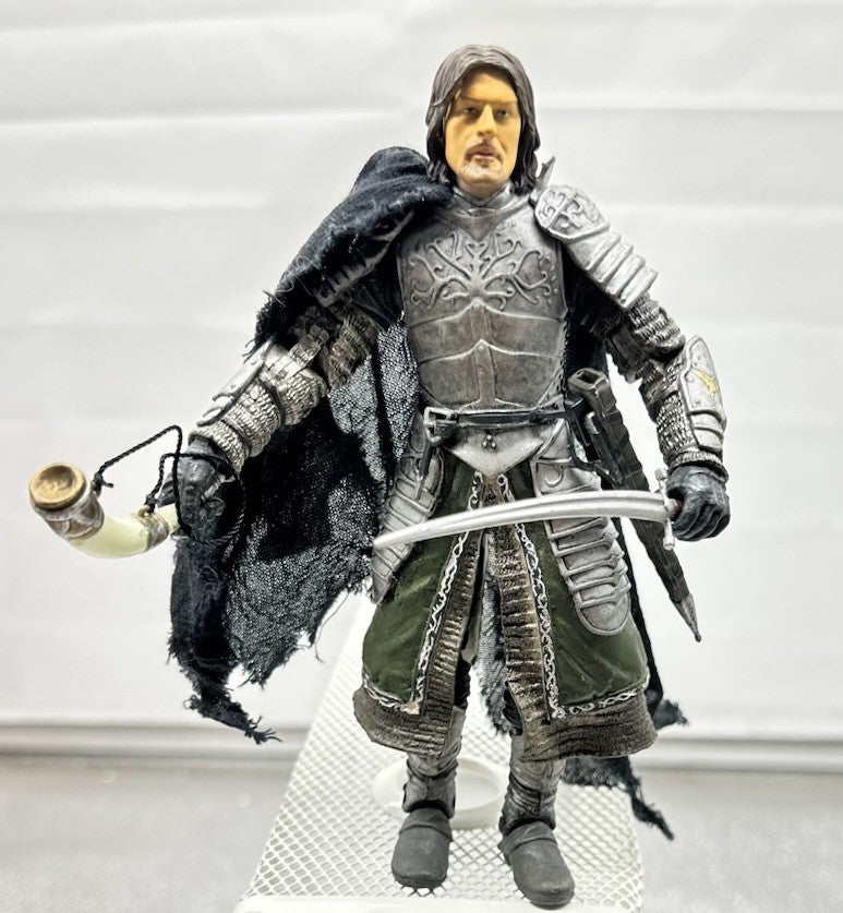 Lord Of The Rings Fellowship Of The Ring Poseable Boromir Action Figure 17cm9184
