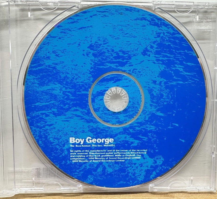 Boy George The Ibiza Annual Minstry Of Sound CD OK Condition Missing Disc 9566