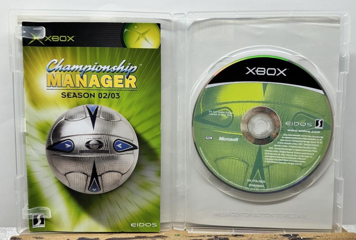 Champsionship Manager Season 02/03 PAL Xbox Complete In Good Condition 10239