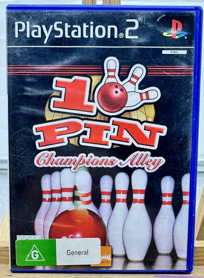 10 Pin Champions Alley Play Station 2 / PS2 Complete In Good Condition 10292