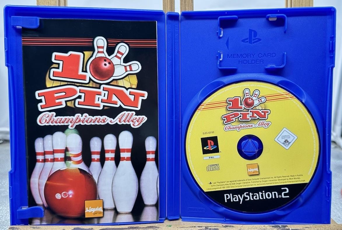 10 Pin Champions Alley Play Station 2 / PS2 Complete In Good Condition 10292