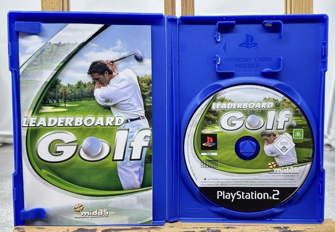 Leaderboard Golf Play Station 2 / PS2 Complete In Good Condition 10314