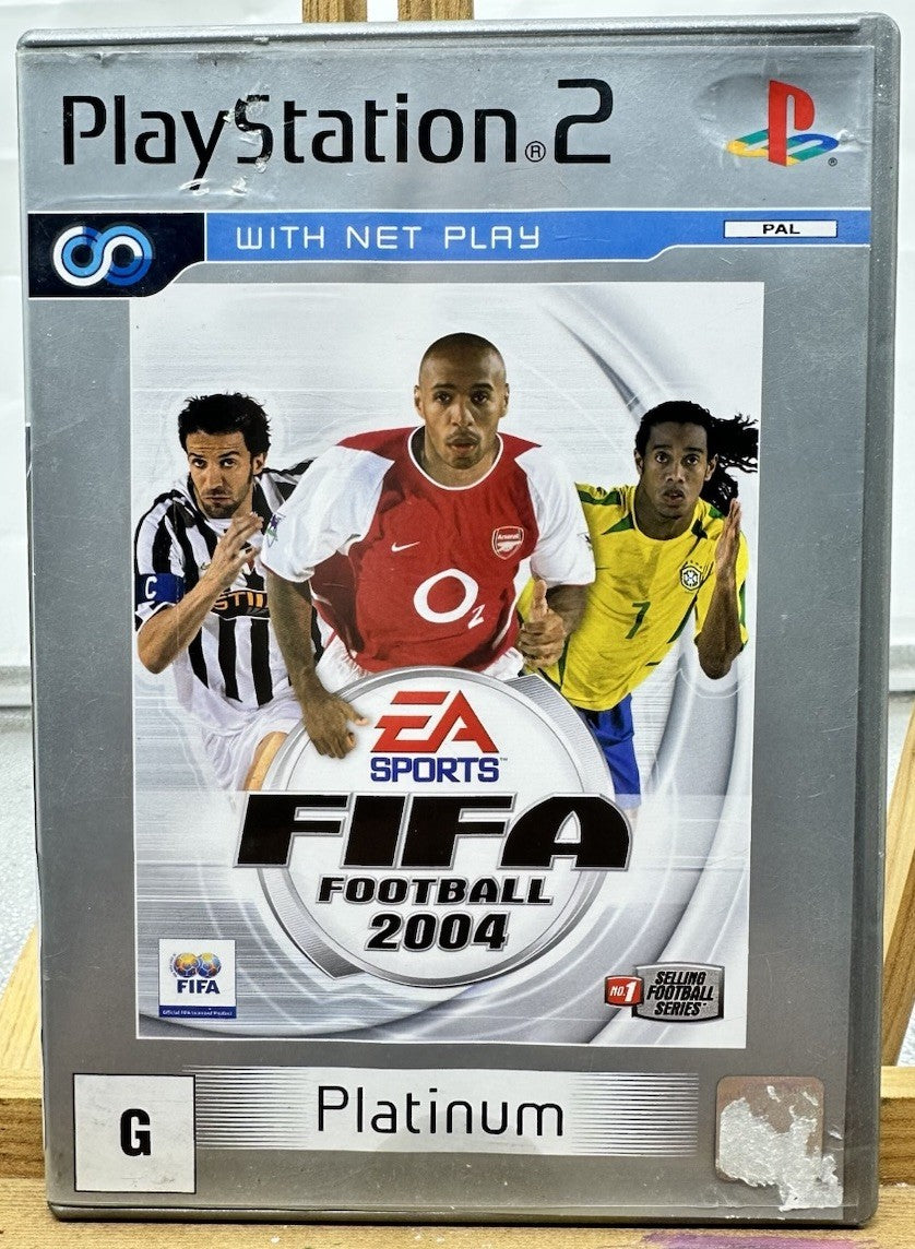 Fifa Football 2004 PAL Play Station 2 / PS2 Complete In Good Condition 10293