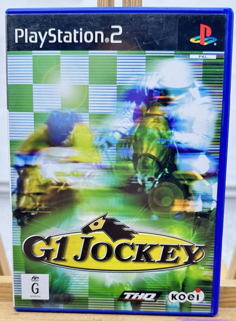 G1 Jockey Play Station 2 / PS2 Complete In Good Condition 10315