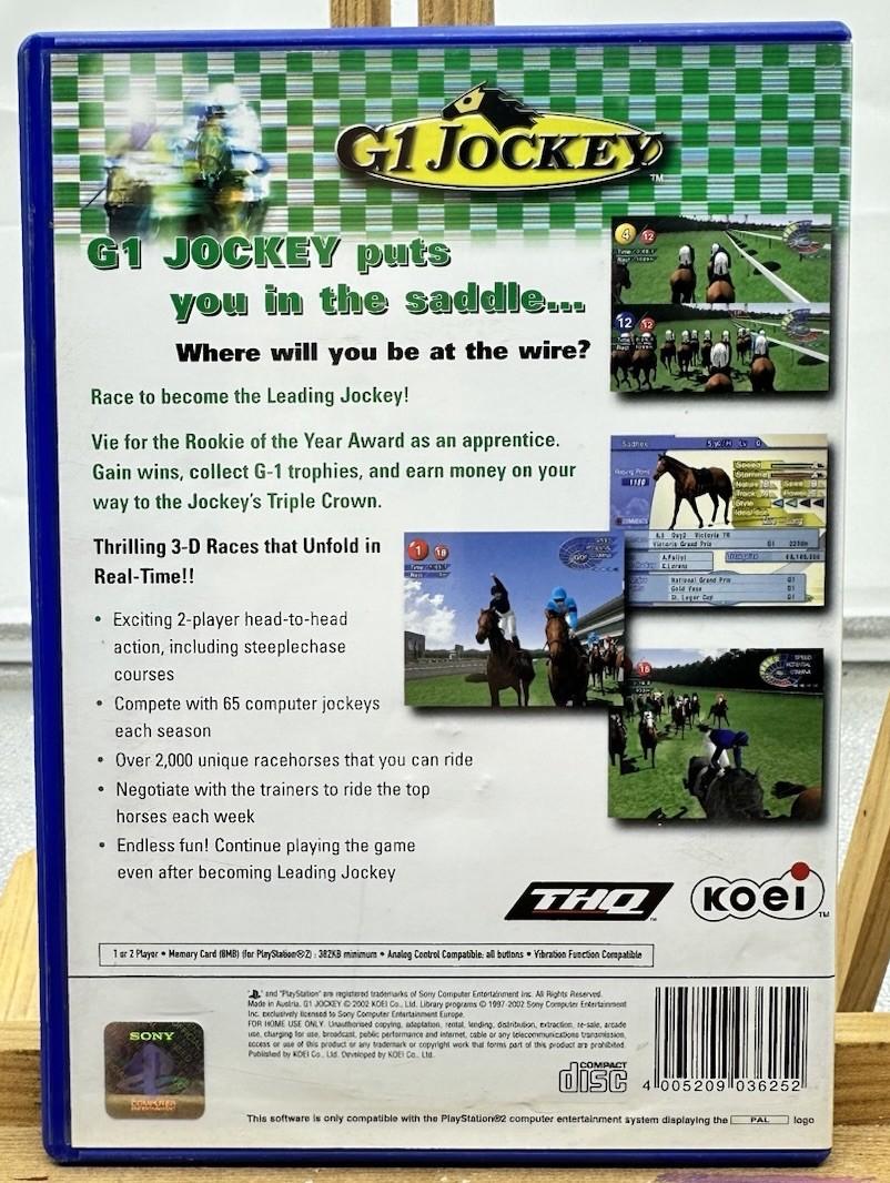 G1 Jockey Play Station 2 / PS2 Complete In Good Condition 10315