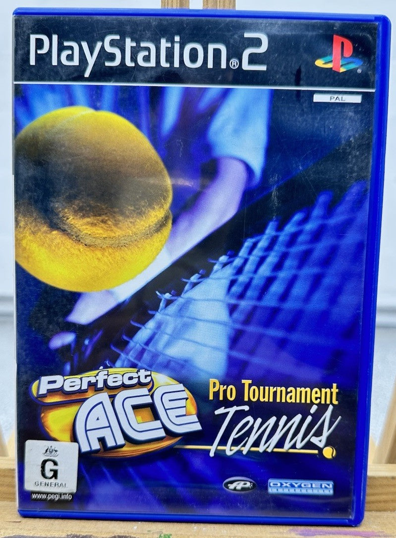 Perfect Ace - Pro Tournament Play Station 2 / PS2 Complete In Good Cond 10312