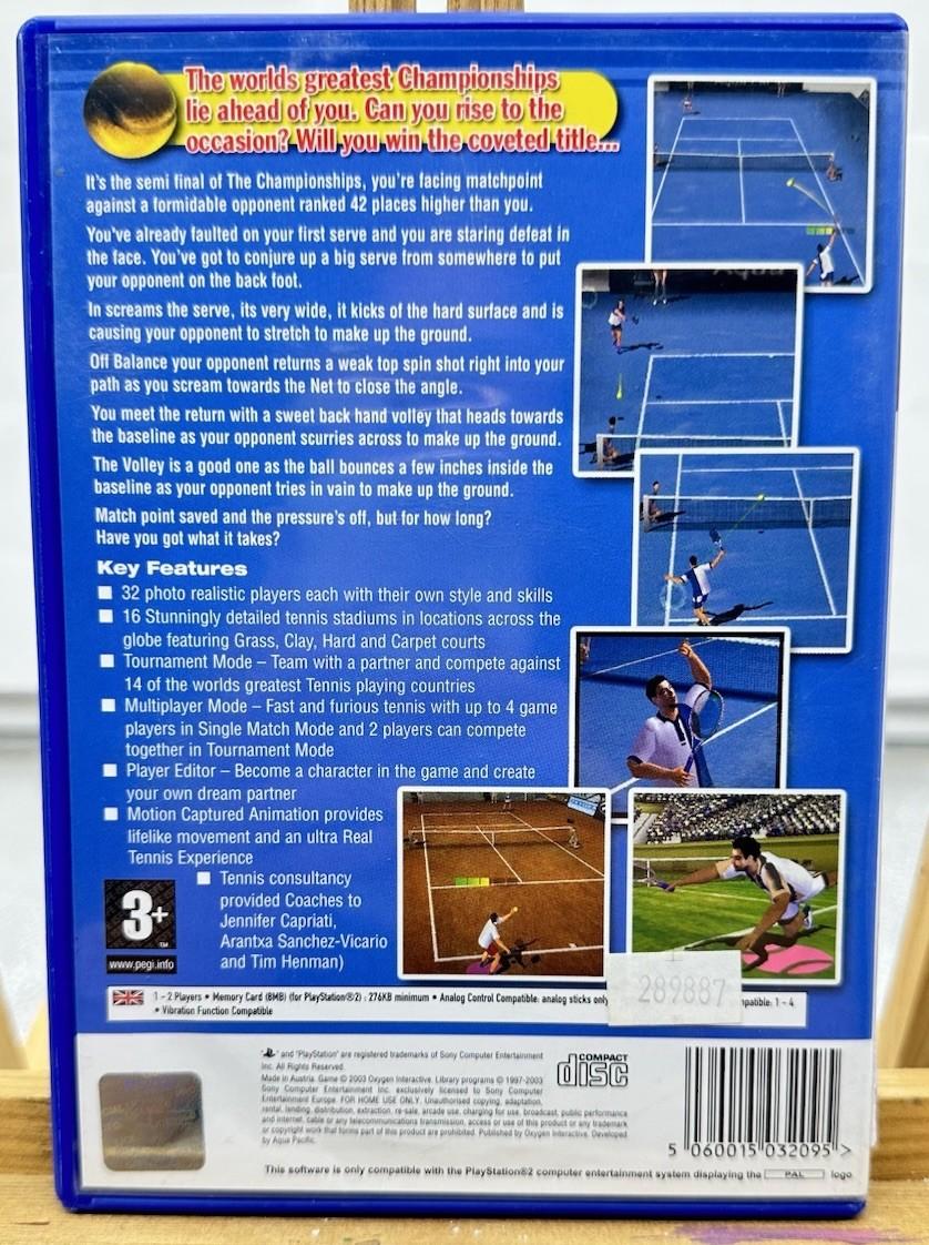 Perfect Ace - Pro Tournament Play Station 2 / PS2 Complete In Good Cond 10312