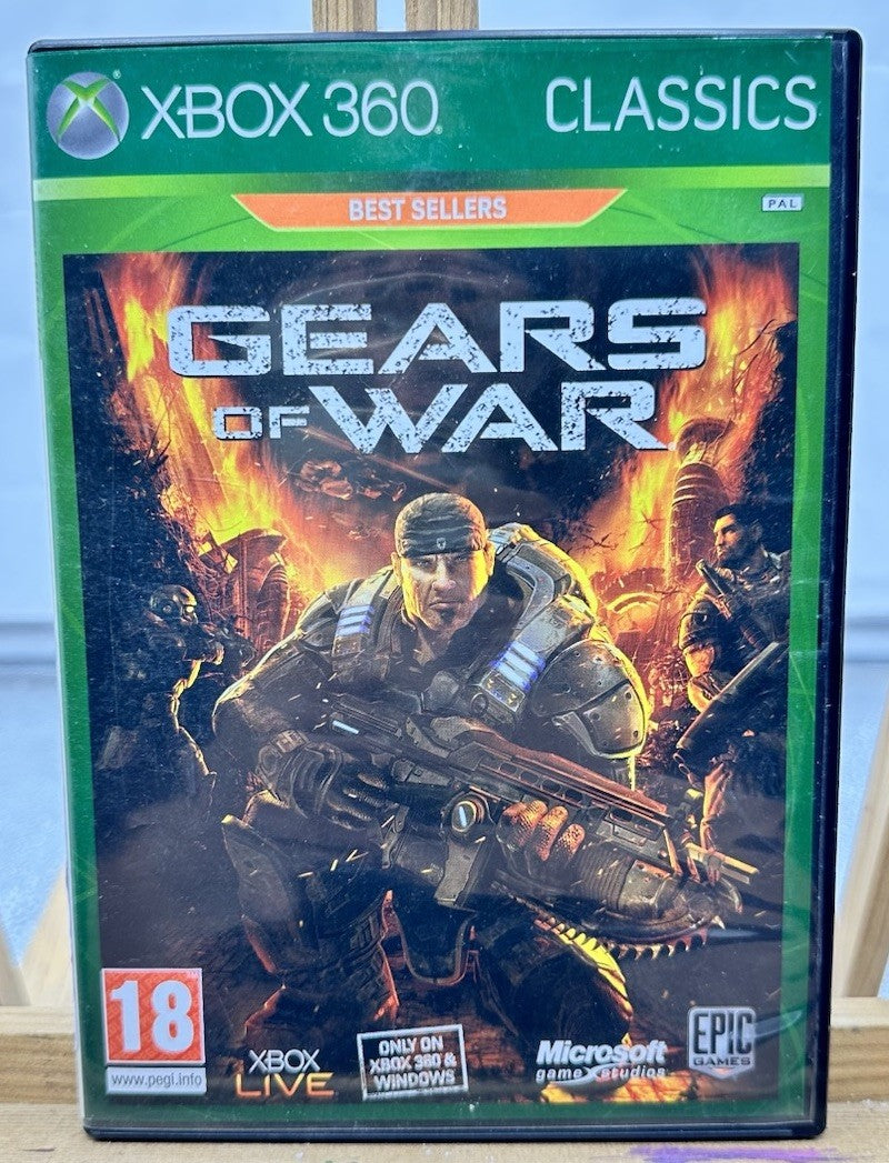 Gears Of War PAL Xbox 360 Complete In Good Condition 9841