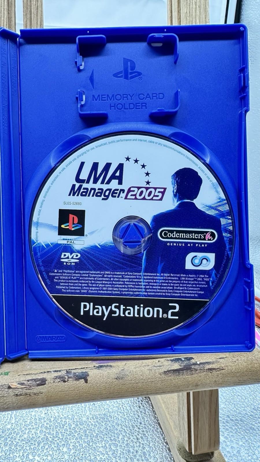 LMA Manager 2005 Play Station 2 / PS2 Complete In Good Condition 10306