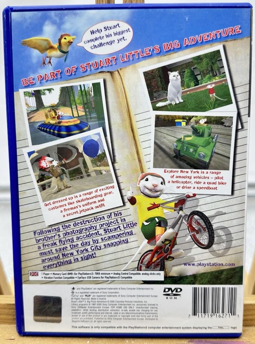 Stuart Little 3 Big Photo Adventure Play Station 2 / PS2 Complete In GC 10300