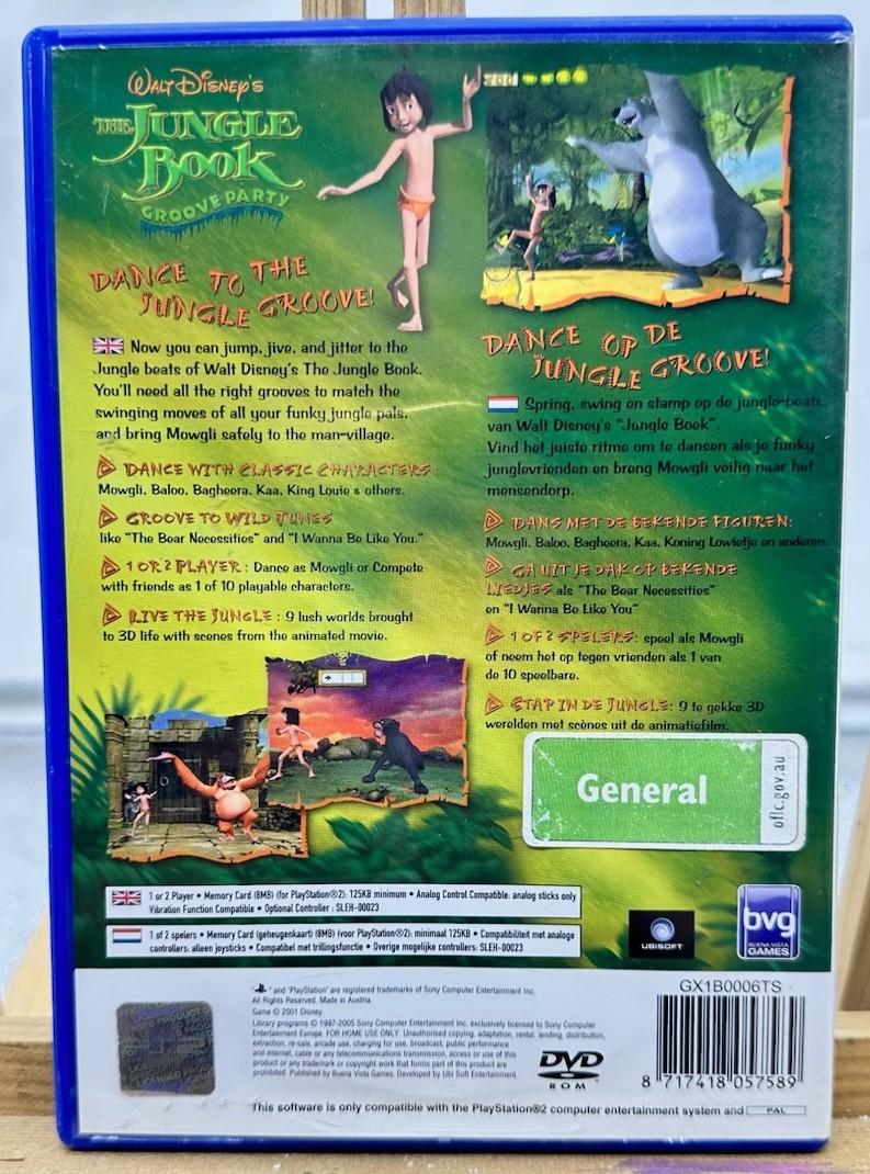 The Jungle Book Groove Party Play Station 2 / PS2 Complete In Good Cond 10291