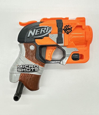 Nerf Zombie Strike Micro Shots Hammershot Blaster No Darts In Good Condition