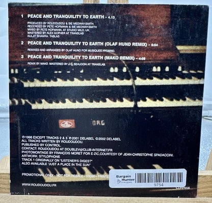 Roudoudou : Peace and Tranquility to Earth Music CD In Good Condition 9754