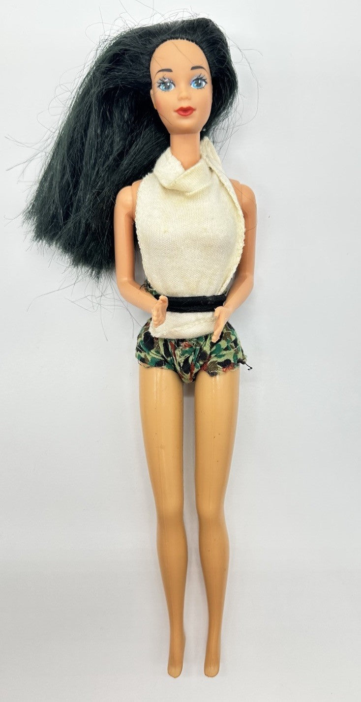 Vintage Mattel Blonde Barbie 1966 with Blue Eyes 30cm Figure In Good Cond 9492