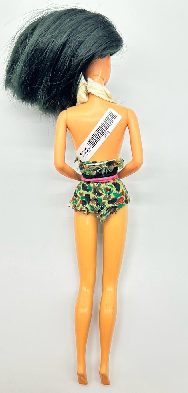 Vintage Mattel Blonde Barbie 1966 with Blue Eyes 30cm Figure In Good Cond 9492