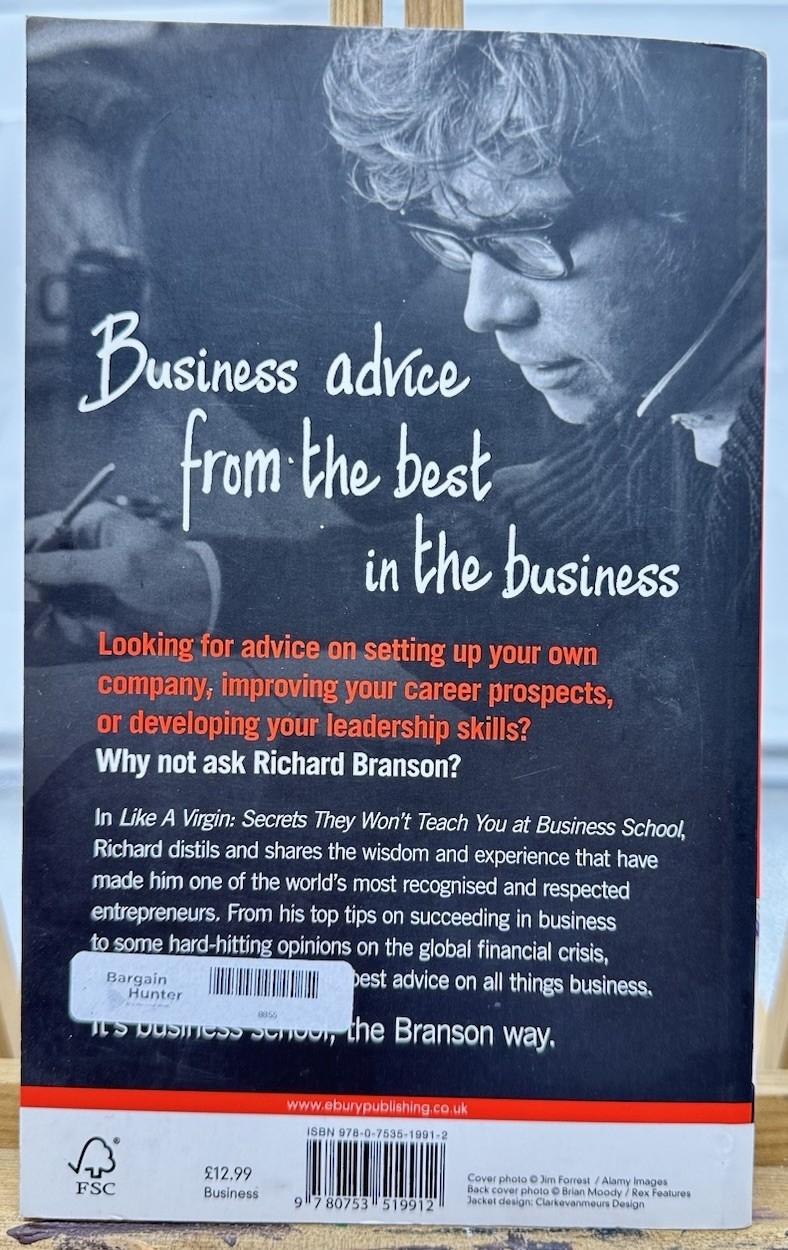 Like A Virgin : Richard Branson Novel In Good Condition 8855