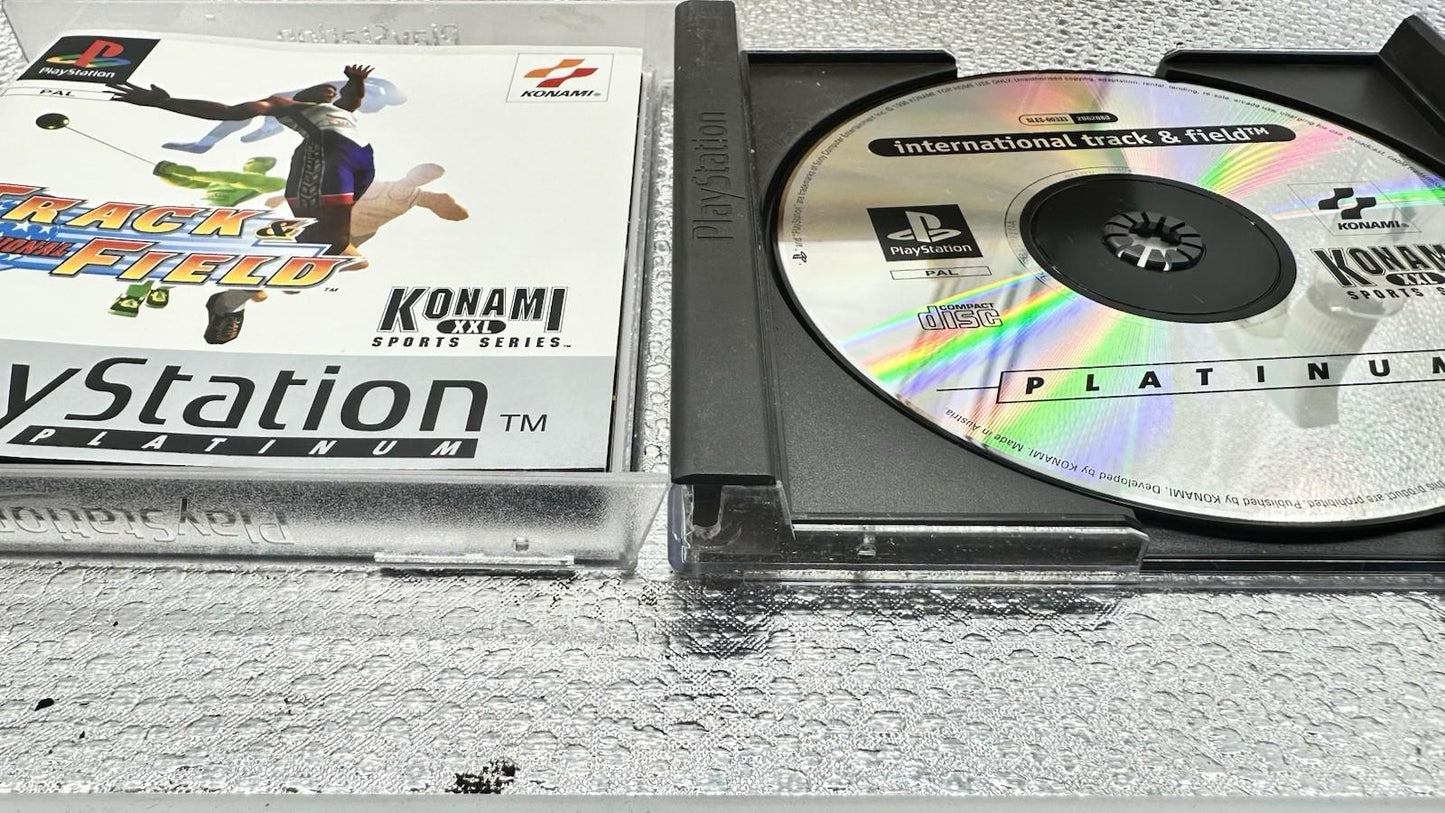 International Track & Field Play Station 1 / PS1 Complete Damaged Case 10321