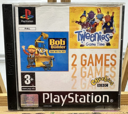 Bob The Builder & Tweenies Play Station 1 / PS1 Complete In Good Condition 10320