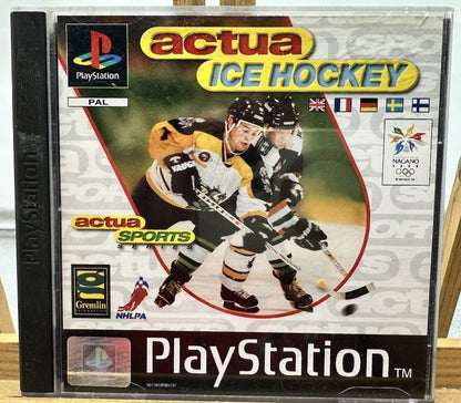 Actua Ice Hockey Play Station 1 / PS1 Complete In Good Condition 10178