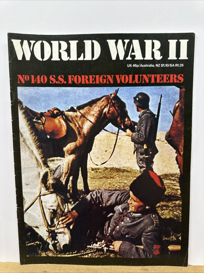 World War II NO. 140 S.S. Foreign Volunteers Magazine In Good Condition