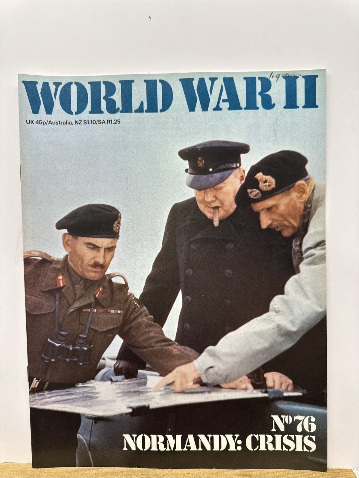 World War II NO. 76 Magazine In Good Condition