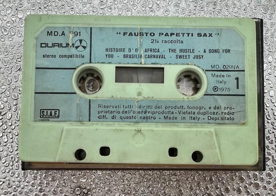 Fausto Papetti Sax : 21a Raccolta Cassette Tape In Good Condition 9748