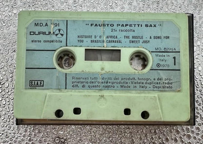 Fausto Papetti Sax : 21a Raccolta Cassette Tape In Good Condition 9748