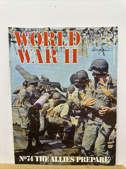 World War II NO. 74 Magazine In Good Condition