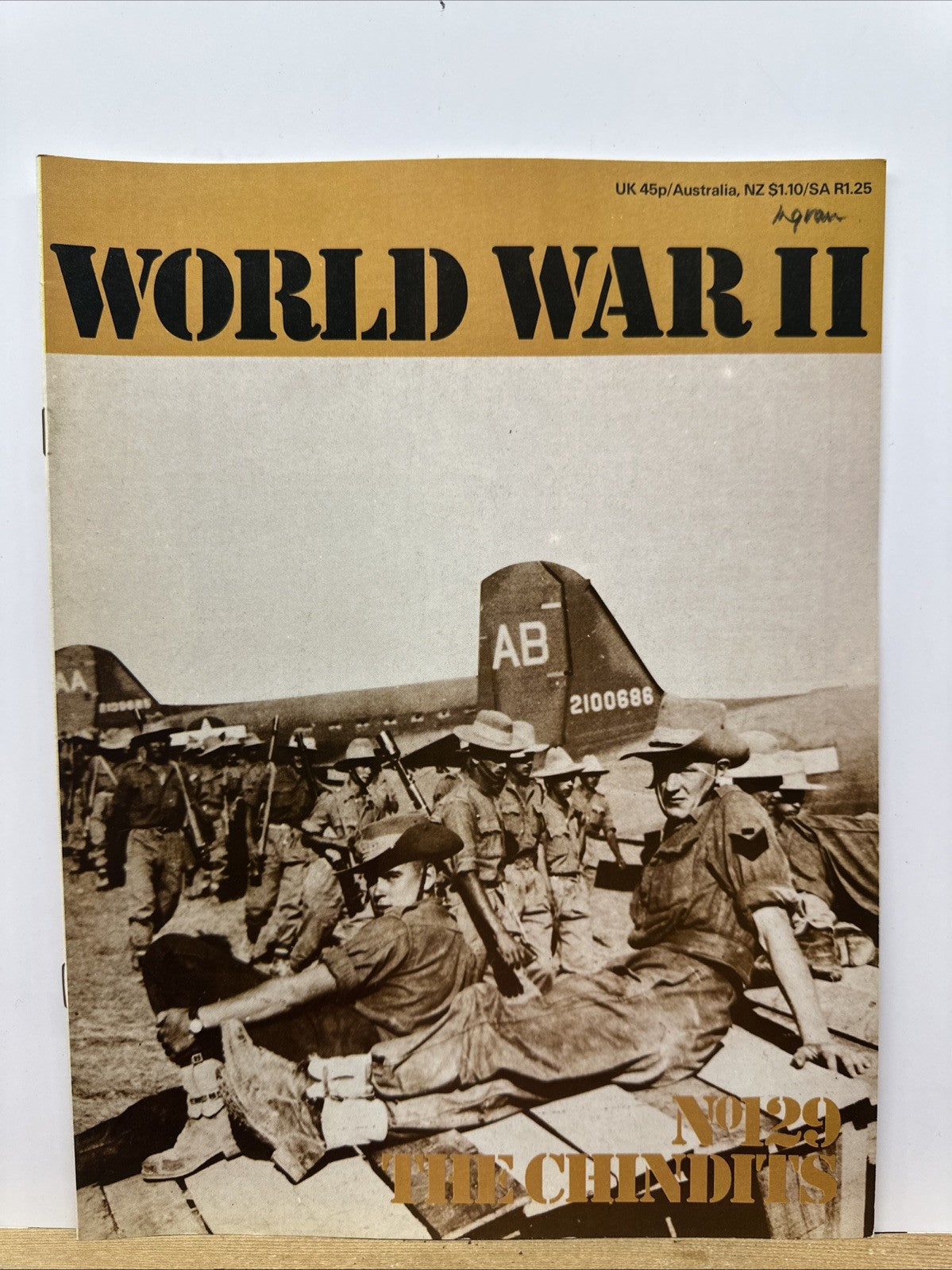 World War II NO. 129 The Chindits Magazine In Good Condition