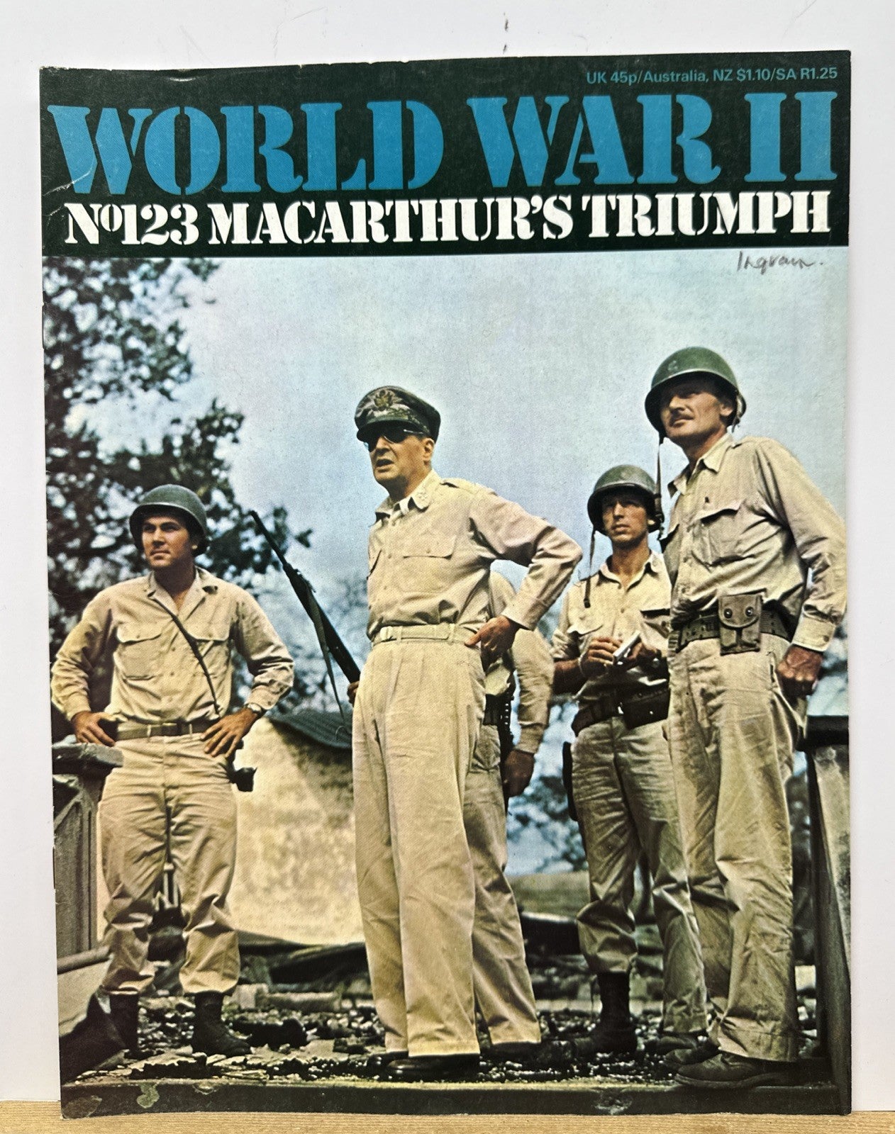 World War II NO. 123 Magazine In Good Condition