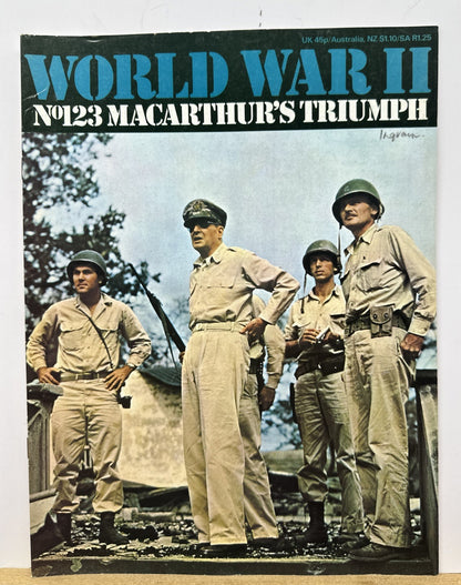 World War II NO. 123 Magazine In Good Condition