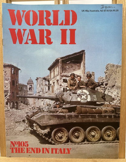 World War II NO. 105 Magazine In Good Condition