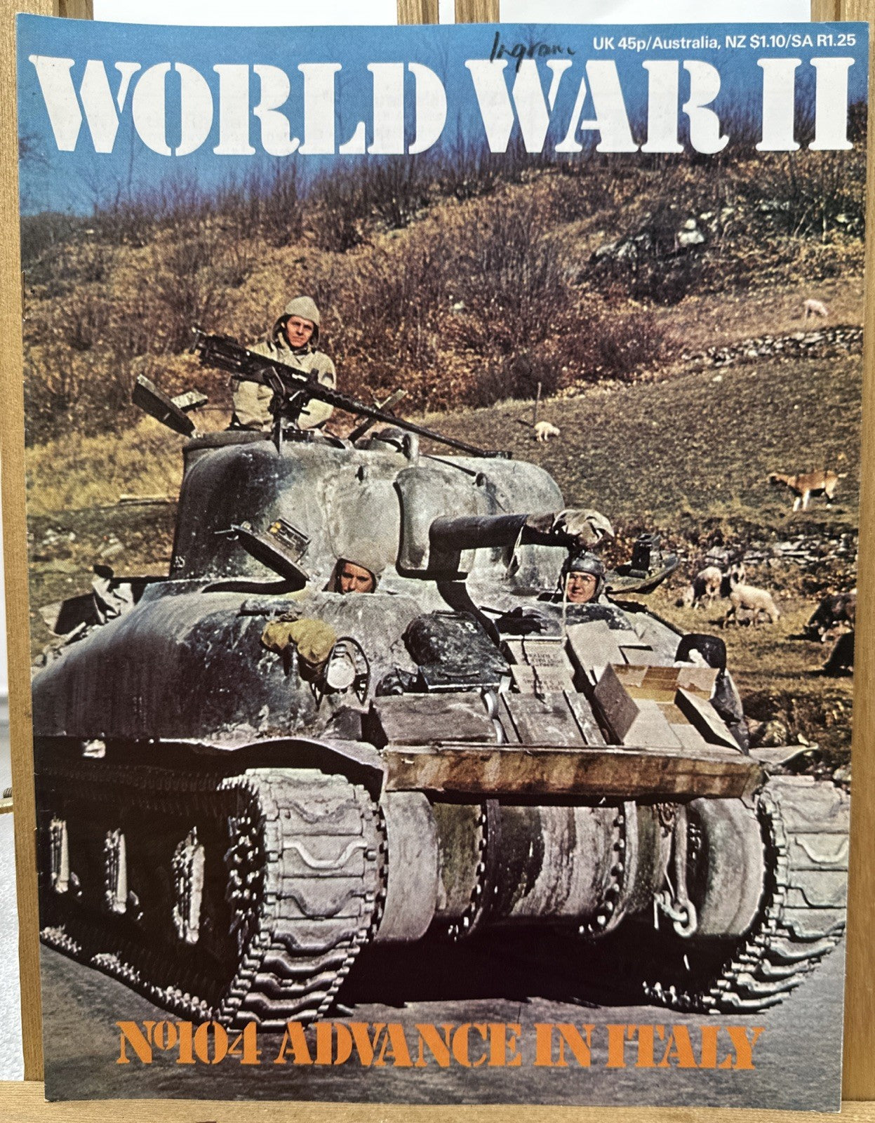 World War II NO. 104 Magazine In Good Condition