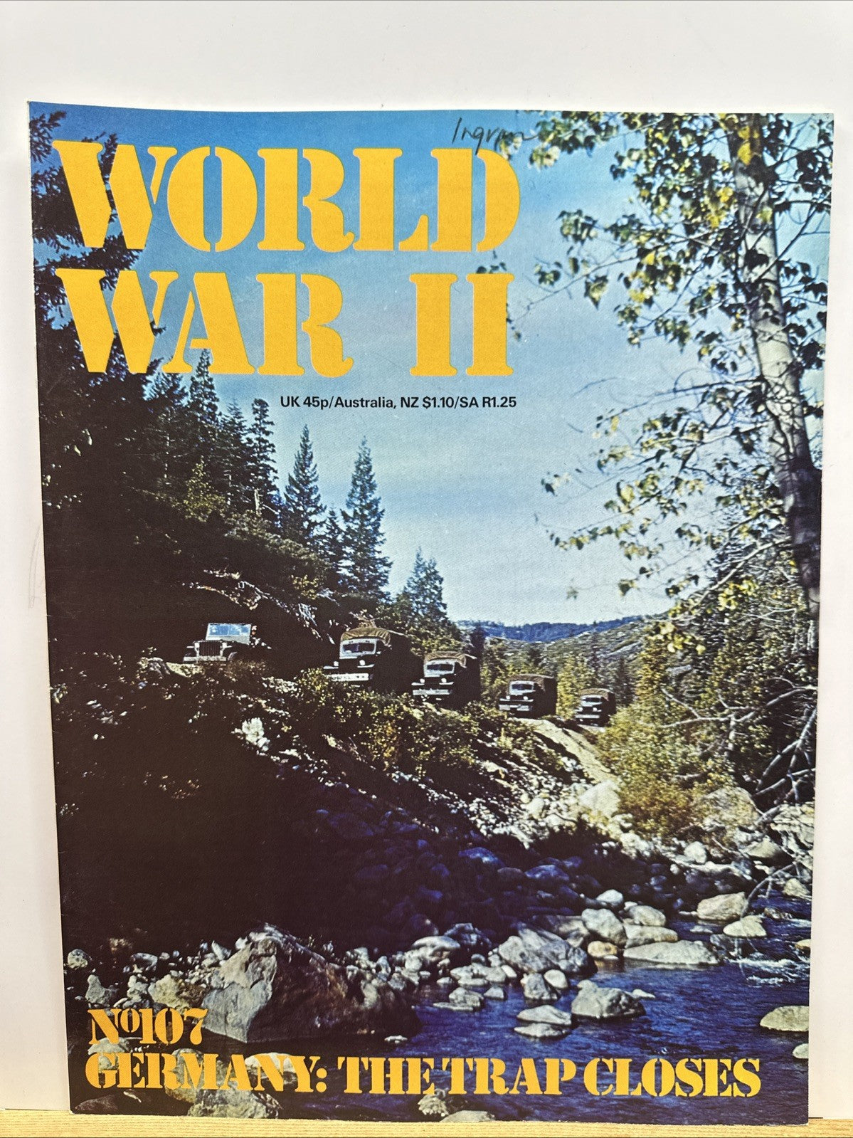 World War II NO. 107 Magazine In Good Condition