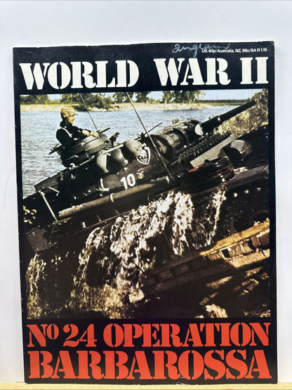 World War II NO. 24 Magazine In Good Condition