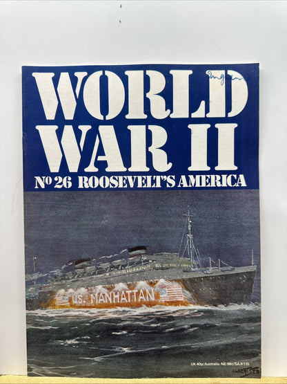 World War II NO. 26 Magazine In Good Condition