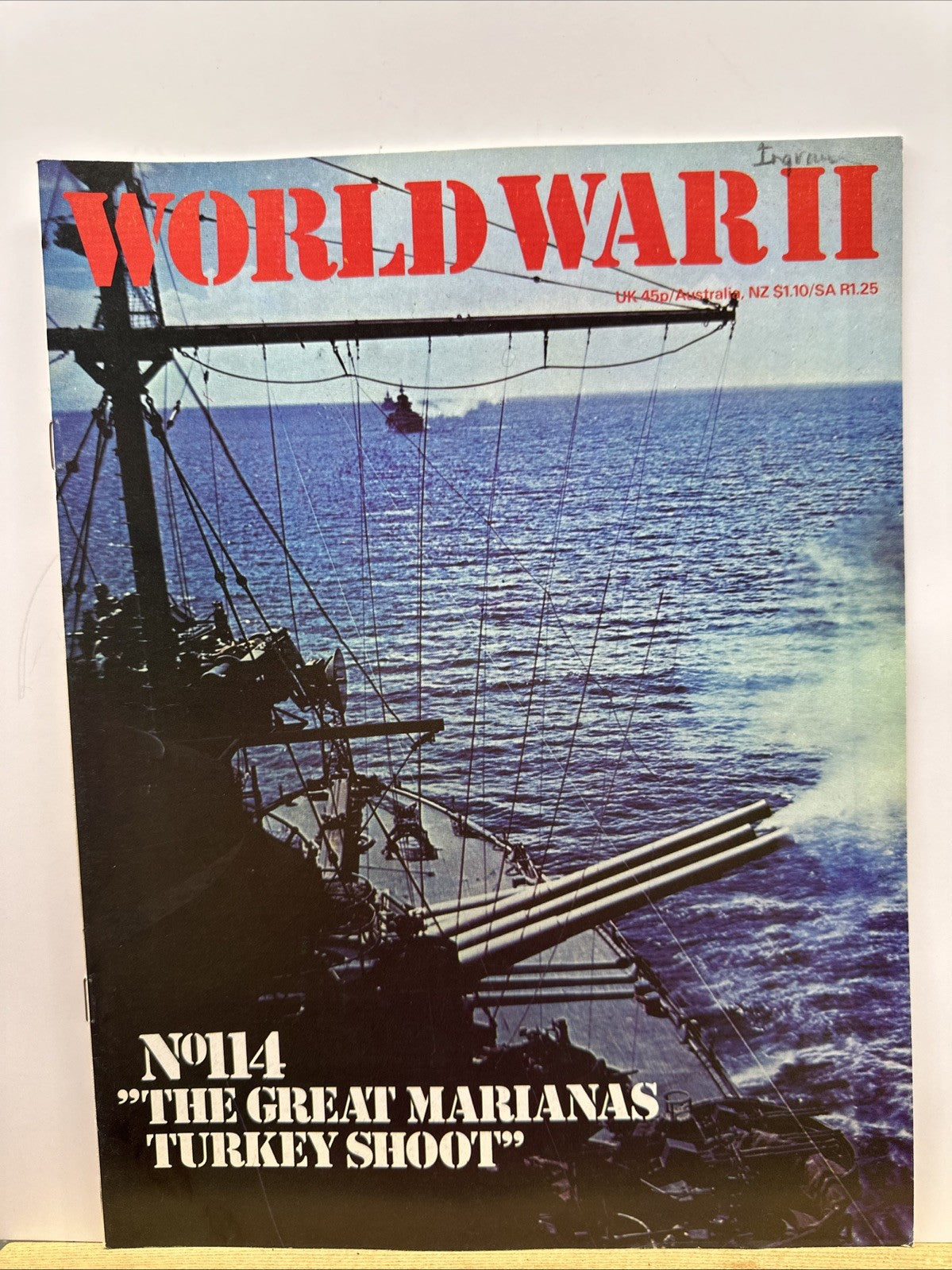 World War II NO. 114 Magazine In Good Condition