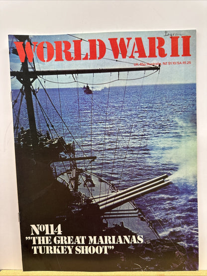 World War II NO. 114 Magazine In Good Condition