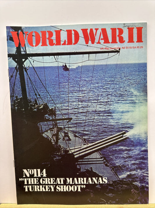 World War II NO. 114 Magazine In Good Condition