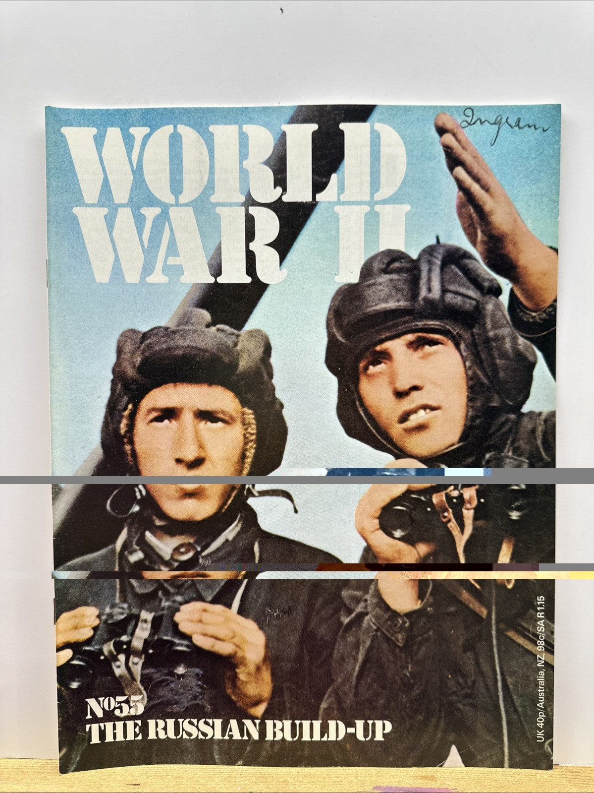 World War II NO. 55 Magazine In Good Condition