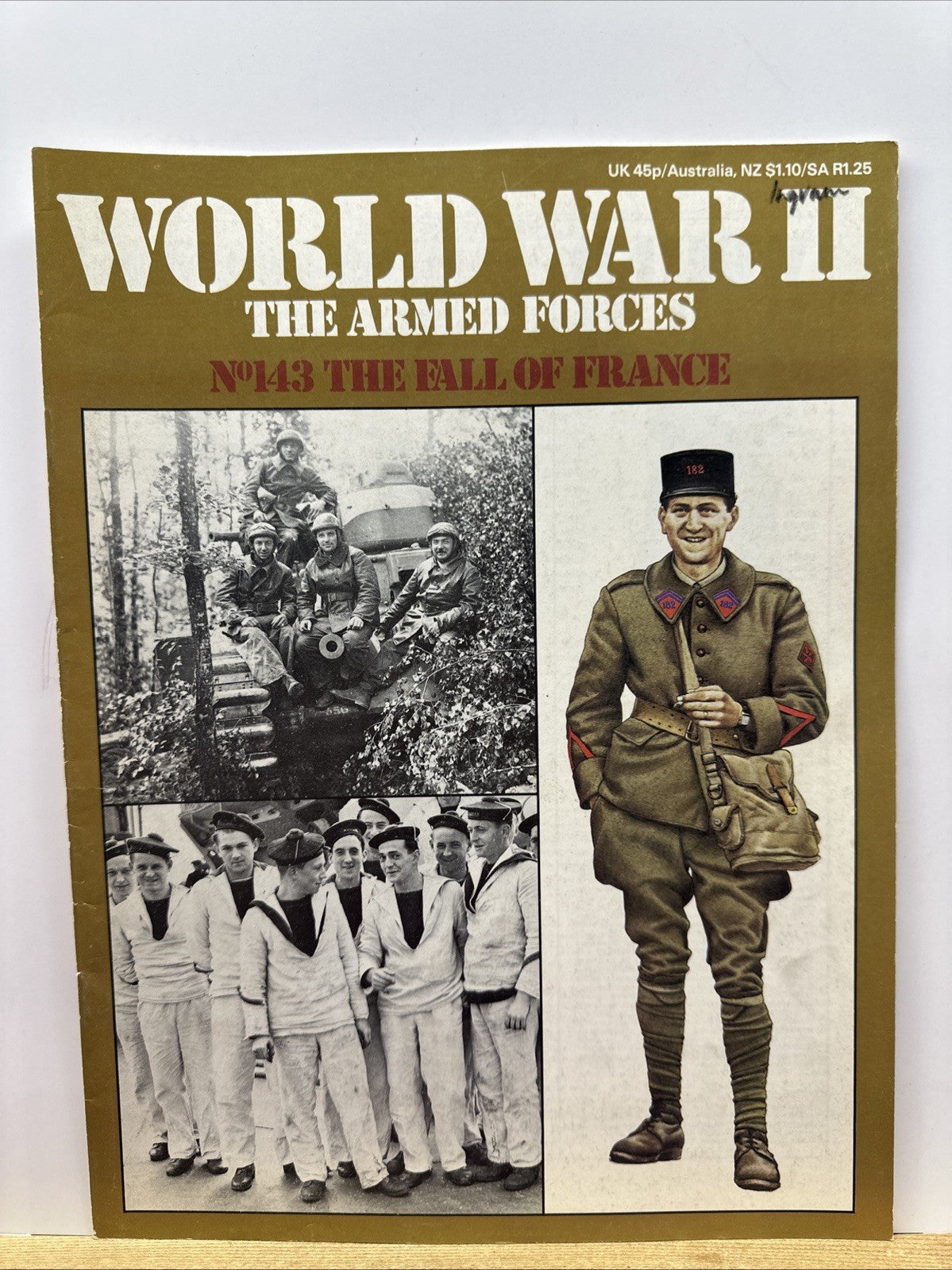 World War II The Armed Forces NO. 143 Magazine In Good Condition