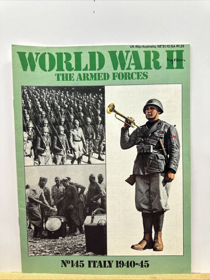 World War II The Armed Forces NO. 145 Magazine In Good Condition