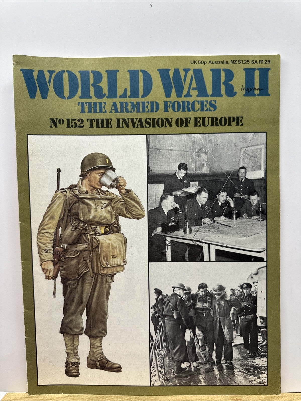 World War II The Armed Forces NO. 152 Magazine In Good Condition