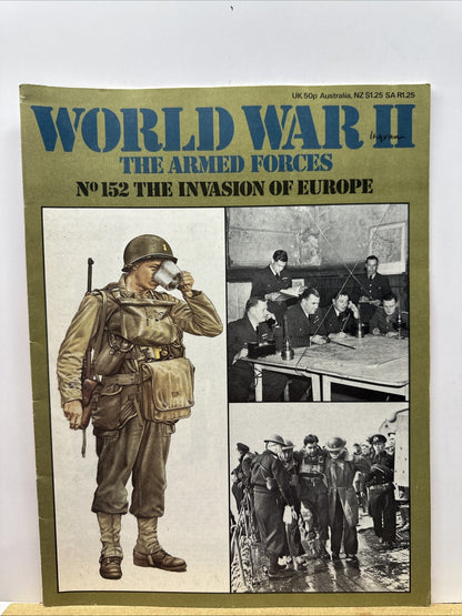 World War II The Armed Forces NO. 152 Magazine In Good Condition