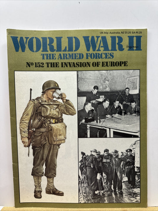 World War II The Armed Forces NO. 152 Magazine In Good Condition