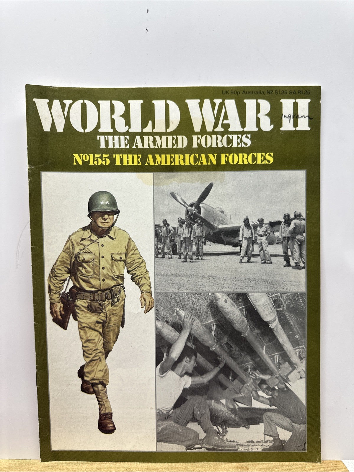 World War II The Armed Forces NO. 155 Magazine In OK Condition