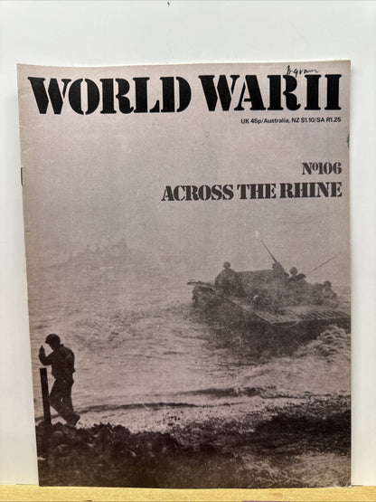 World War II NO. 106 Magazine In Good Condition