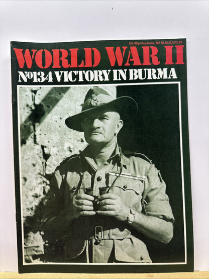 World War II NO. 134 Victory In Burma Magazine In Good Condition
