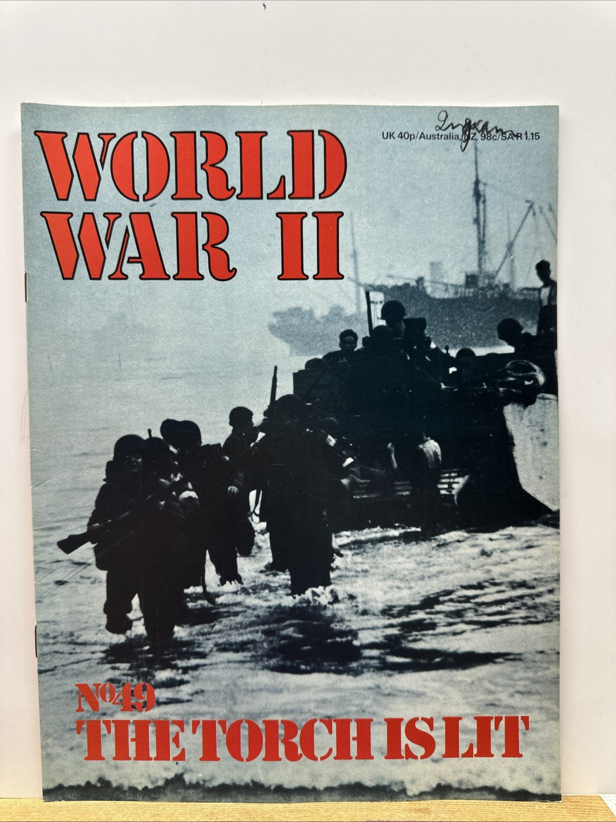 World War II NO. 49 Magazine In Good Condition